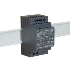 ZASILACZ IMPULSOWY NA SZYNĘ DIN MEAN WELL HDR-60-48 48V/60W/1.25A