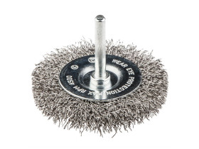 Szczotka druciana tarczowa z trzpieniem 50 mm INOX 57H601 TOPEX