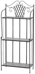 Siena Garden J53786 Półka Como 143cm ze stali o wyglądzie mozaiki