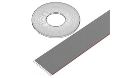 Ds1057-20A282r-76.5 Przewód: Wstążkowy 1,27Mm Linka Cu Nieekranowany Pvc Szary