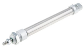 Siłownik dwustronnego działania ISO 6432 Ø 20mm, skok 125mm RS PRO