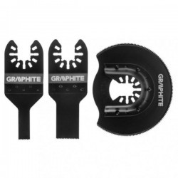Zestaw brzeszczotów do metalu, 3 szt. 56H072 GRAPHITE