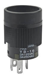 Nasadka przełącznika Wł.-wł. SPDT średnica wycięcia 15mm, montaż panelowy NKK Switches