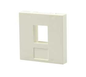 Adapter keystone pojedynczy 2M 45x45 biały Mediabox