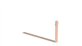 Uchwyt Pod Dachówkę L-330Mm H-100Mm Miedziany Z Zaczepami Skręcany 10.2.1/Z/S...