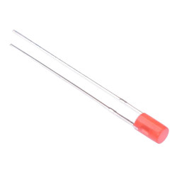 Red Cylindrical 3mm Diffused LED 120mcd 130°