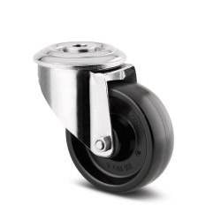 Koło samonastawne średnica kabla 100mm Tente 125kg wysokość całkowita 128mm