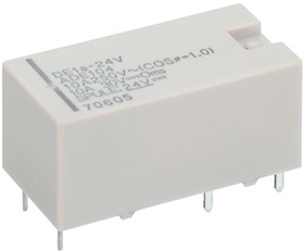 Relay, 1 Form A (N/O), 24 V (DC), 2.88 kΩ, 10 A, 230 V (DC), 440 V (AC), monostable, DE1A24D