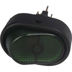 TruComponents 783033 Toggle Switch, Panel, SPST, Non-Illuminated, Solder