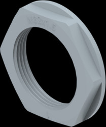 Counter nut, M32, Clamping range 10 to 14 mm, IP68, gray, 1SNG607014R0000