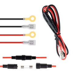 Przewód do woltomierza kabel 60cm połączeniowy ładowarki USB do auta