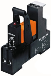 Przekaźnik z interfejsem 24V ac TE Connectivity SPDT Szyna DIN bieguny 1 Śruba