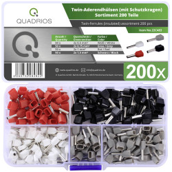 Quadrios 22C483 Ferrule Set 200 pcs 0.5-1.5 mm&#xB2; High-quality Assortment