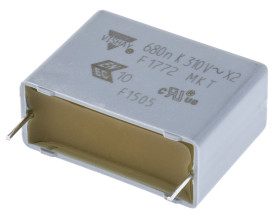 Kondensator foliowy 680nF 310V ac Vishay Poliester rozstaw: 27.5mm THT ±10