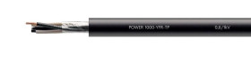 Przewód zasilający POWER 1000-YFR-TP 4x2x0,75 uniepalniony czarny 0,6/1kV 18191112 /bębnowy/