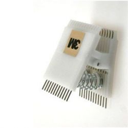 Klips pomiarowy, 8pin, DIPDIP 8, szerokość układu 7,62mm