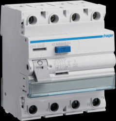 CFA440D Residual current circuit breaker, 4 pole, 6 kA, 40 A, 300 mA, ty