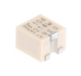 Potencjometr dostrojczy 100kΩ SMD 0.25W 5 -zwoje Regulacja górna 1,5 mm