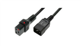 Kabel Zasilający Serwerowy 3X1,5 Iec C20 Prosty/Iec C19 Prosty M/Ż Czarny...