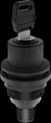 SSWSSA18I_C007 Key switch - 1 S, black