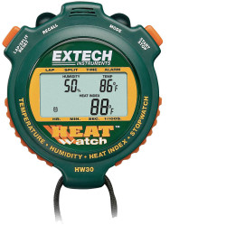 Extech HW30 Moisture Meter Thermometer Timer Clock Strap Included