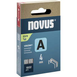 Novus 042-0772 Staple Strips 1800 pieces, 4x11.3mm, for Various Tackers