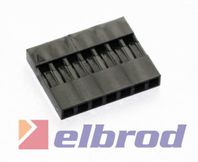 Obudowa złacza czarna 1x7PIN r.2.54mm (10 szt) /1035