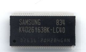 K4D261638K-LC40 SMD 66PIN UKŁAD SCALONY (TV SAMSUNG 32A330 SERIES)