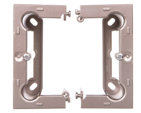 Puszka natynkowa pojedyncza składana głęb. 40mm satynowy PSC/29