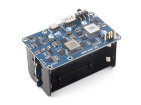 Waveshare UPS HAT (E) for Raspberry Pi, Supports 4× 21700 Li batteries (NOT included), Bi-Directional Fast charging, 5V 6A Outpu