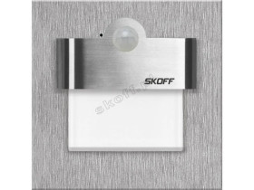 Oprawa przyschodowa z czujnikiem ruchu Tango LED PIR 120 st. Motion Sensor Light 10 V DC 1,0 W IP 20 niebieski szlif Inox