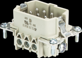 70.310.0640.0 revos BASIC inserts, connector, 6 + PE, with wire protection