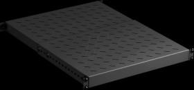 691653TS.6 19" heavy duty shelf, 1U, 150 kg, RAL9005