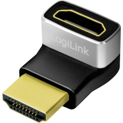 Logilink Ah0007A HDMI Adapter 1X HDMI Socket 1X HDMI Plug Black-Grey
