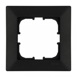 Ramka pojedyncza Exen seria Odak czarny metalik O101/14E