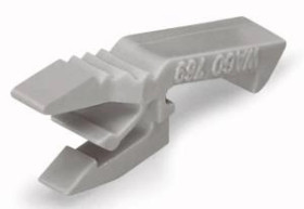 Zaczep montażowy do wtyków 1-torowych szary 769-428 /25szt./