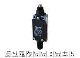 Wyłącznik krańcowy z trzpieniem i zderzakiem 8111 NO NC