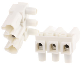 Złączka oświetleniowa Wieland 3 ST18 Żeński Złącze Gniazdo