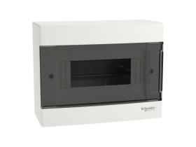 Rozdzielnica natynkowa 8 modułowa 1x8M drzwi transparentne IP40 Easy9 EU EZ9EU-1-8-NT-T EZ9EUC108 SCHNEIDER ELECTRIC