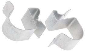 Klips do dźwigarów, grubość kołnierza: 4→ 7 mm, Stalowe