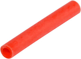 Protection and insulating grommet, inside Ø 1.75 mm, L 20 mm, red, silicone, -80 to 200 °C, 02050022007