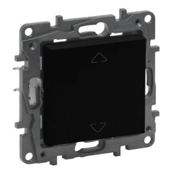 Niloe Step Przycisk sterowania roletami 2-pozycyjny - góra, dół 6 AX czarny 863543