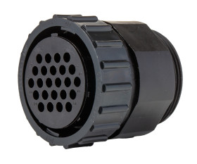 Złącze wielostykowe przemysłowe 24-pinowe Montaż na kablu Wtyczka TE Connectivity