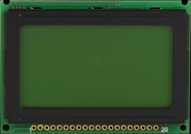 DEM 128064B SYH-PY LCD graphic display, 128x64 pixels, ge/gn, w.Bel.