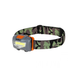 LATARKA CZOŁOWA NA GŁOWE 3W LED COB REBEL 3-FUNKCJE 100/50/STROBOSKOP