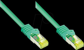 8070R-015G Patch cable - Cat.7 raw cable, green, 1,5m