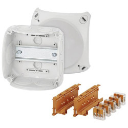 Hensel 62000419 Junction Box Screw-fit Halogen-Free 130x130mm 1piece