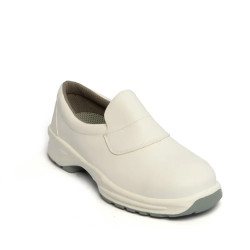 White M-Fibre Slip-On Sfty Shoe 6