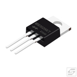 Dioda Schottky MBR30200CT(duodioda) 15Ax2;200V;DO220/3;YT;THT;RoHS