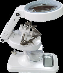 TH7031 Circuit board holder, with Ø 90 mm magnifying lamp